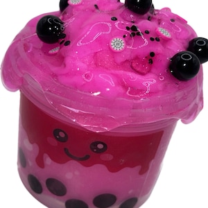 Dragon fruit Frozen Boba Slime ~ Icee slime ~ Jelly slime ~ Charm slime