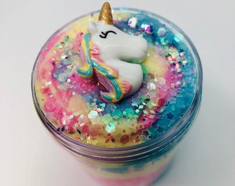 Unicorn Parfait Marshmallow Scented Cloud Slime Charm Unicorn Parfait Marshmallow Scented Cloud Slime Charm