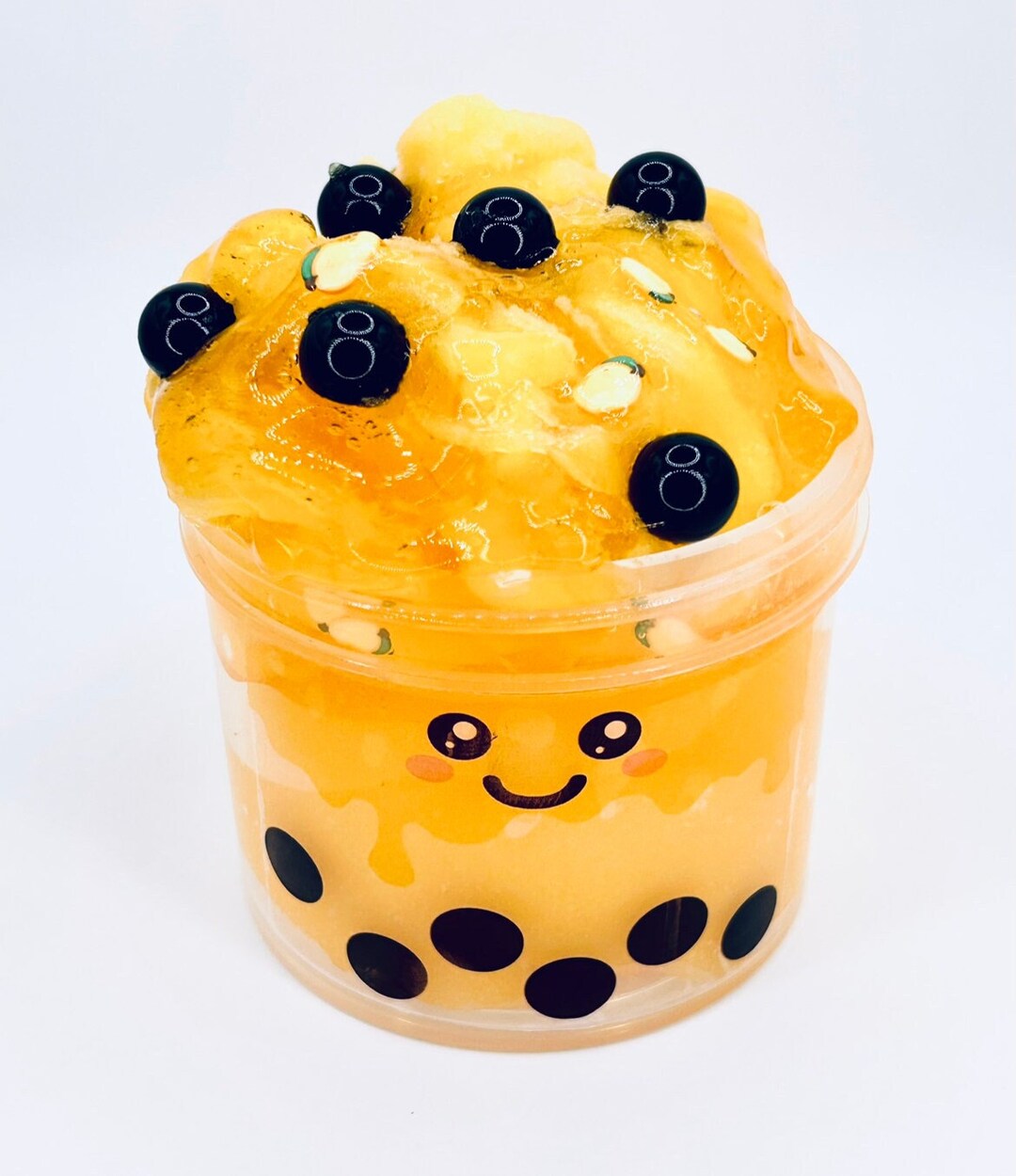 Mango Frozen Boba Slime Icee Slime Jelly Slime Charm Slime Etsy