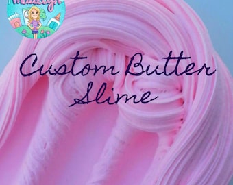 Custom Butter Slime ~ Scented Butter Slime ~ Choose Your Color and Scent