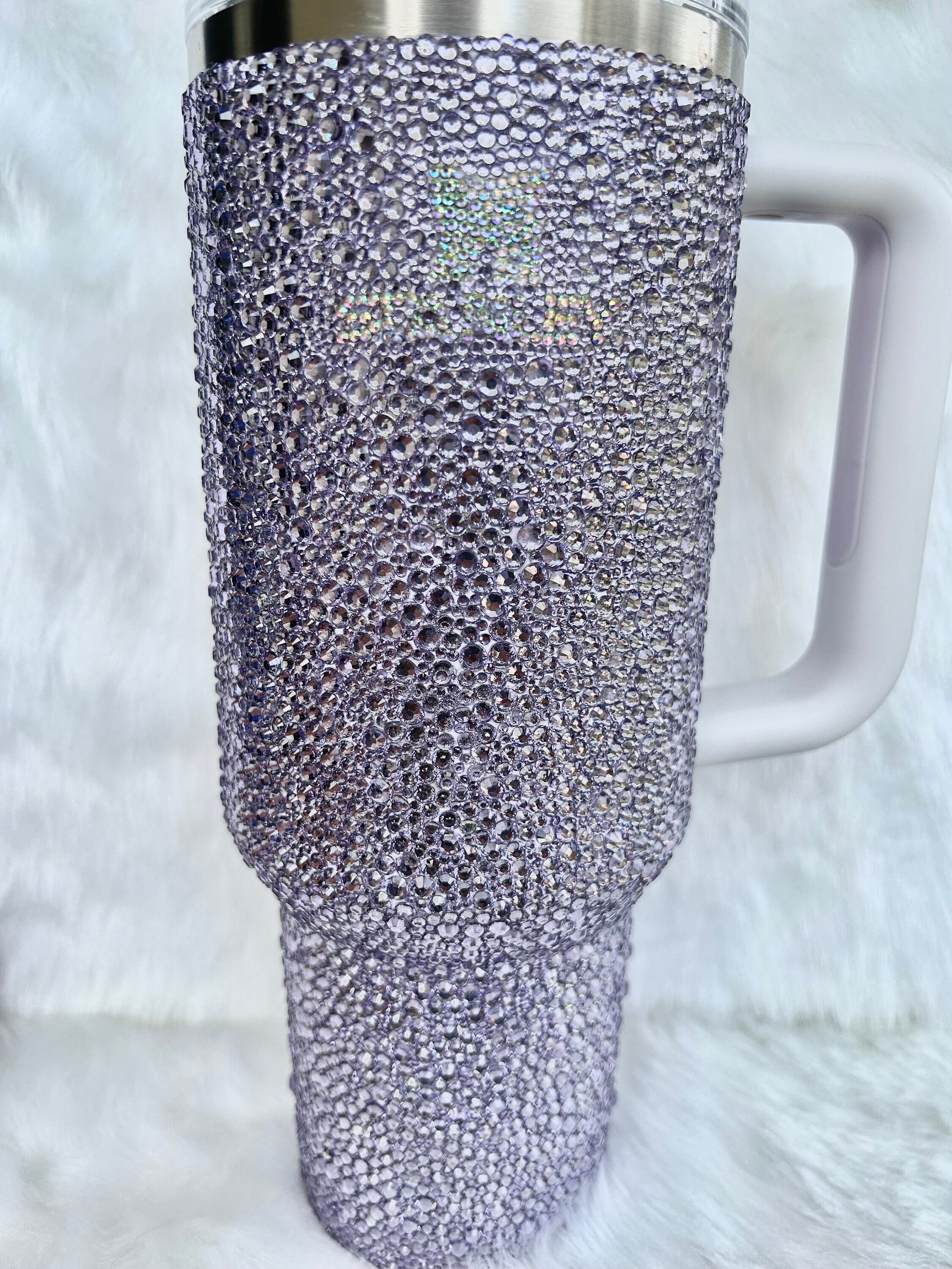 30oz Stanley Flower Crystal Rhinestone Cup -   Rhinestone cups,  Rhinestone projects, Custom cups