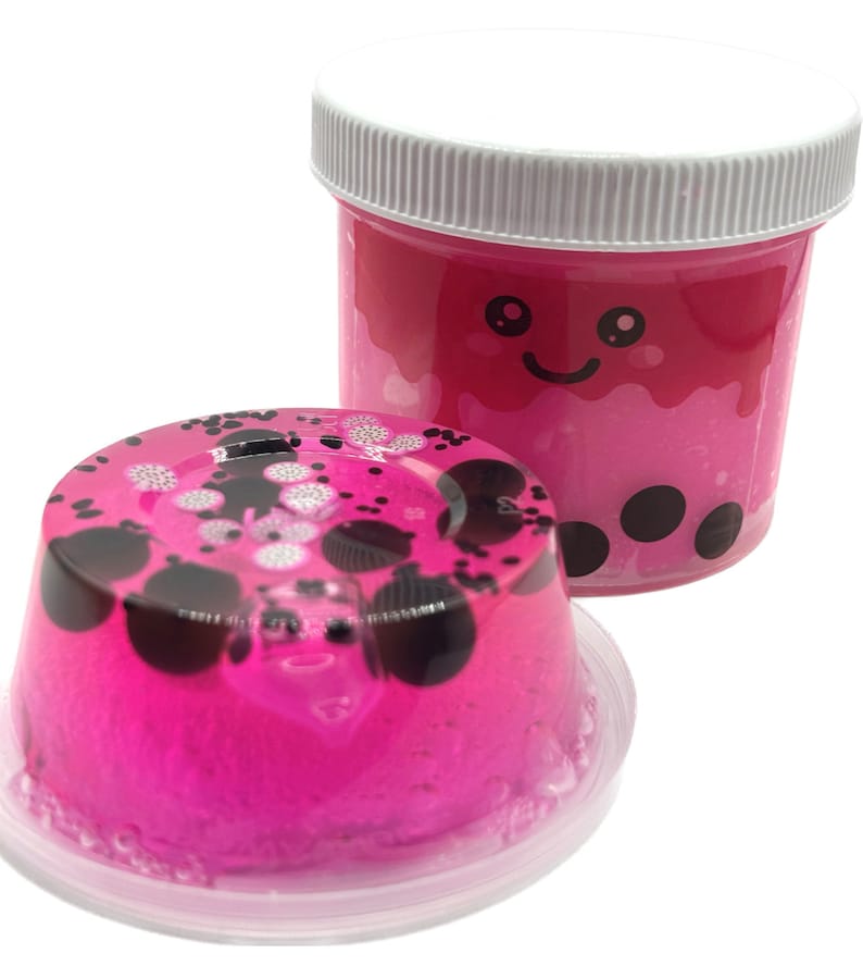 Dragon Fruit Frozen Boba Slime Icee Slime Jelly Slime Etsy