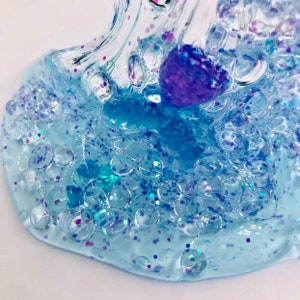 Mermaid Fishbowl Slime ~ Glitter fishbowl slime ~ scented slime ~ Charm Slime