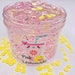 Pink Lemonade Scented Fishbowl Slime ~ charm slime ~ fishbowl slime ~ scented slime ~ Clear slime 