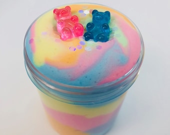 Yummy Gummy Butter Slime ~ Butter Slime - Scented slime ~ Charm slime