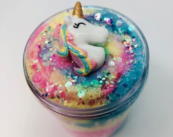 Unicorn Parfait ~ Marshmallow scented ~ Cloud Slime ~ Scented slime ~ Charm slime