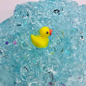 Rubber Ducky Fishbowl Slime ~ Scented slime ~  Fishbowl Slime ~ Charm Slime