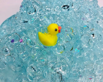 Rubber Ducky Fishbowl Slime ~ Scented slime ~  Fishbowl Slime ~ Charm Slime