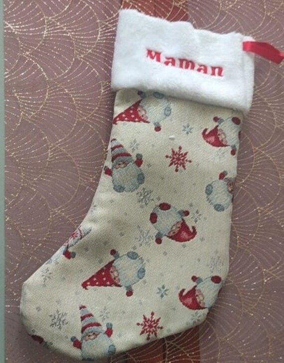 Chaussette de Noel, Décoration, Lutins, Décoration Maison