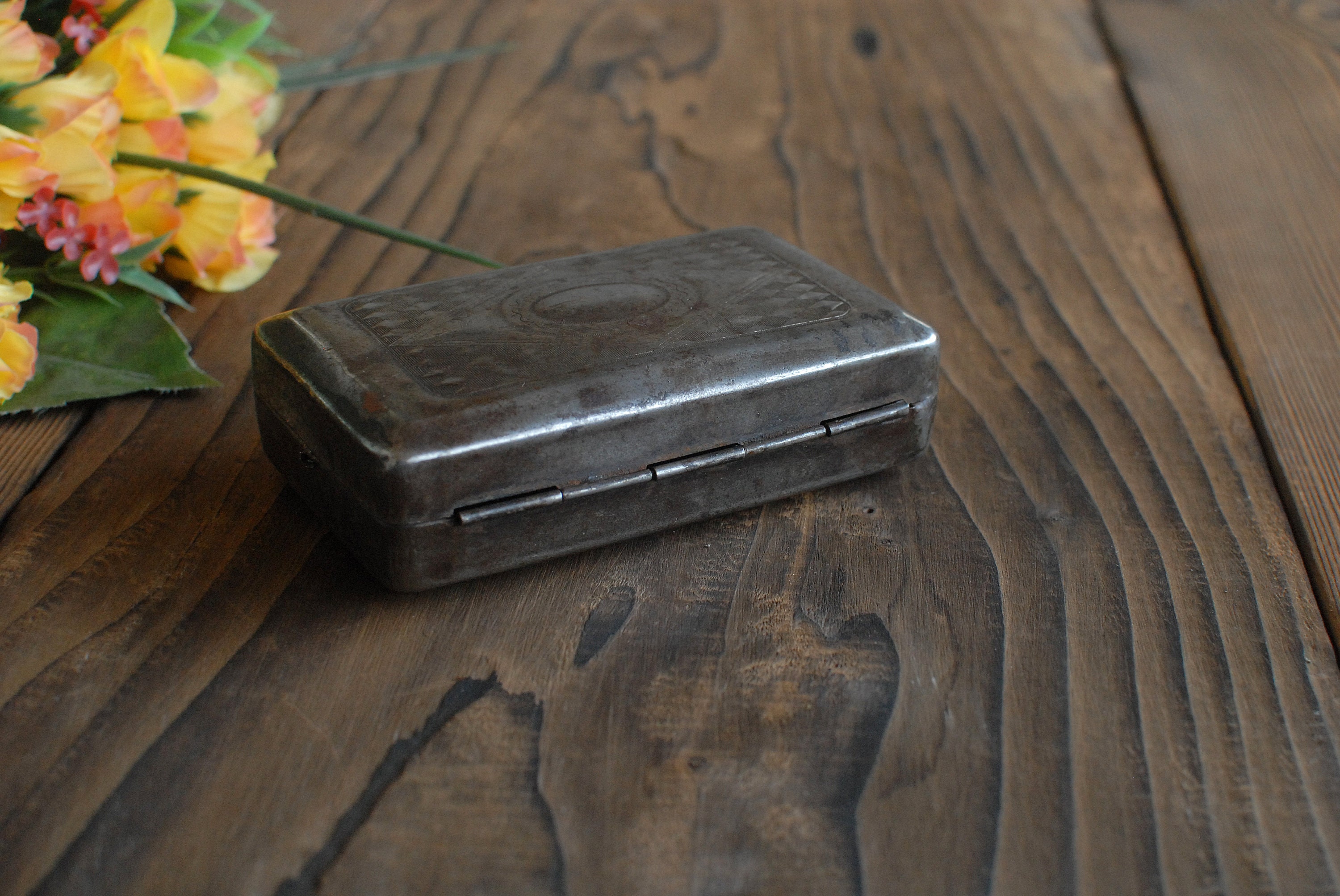 Antique Safety Razor Tin Box from 1900s 1920s Etsy