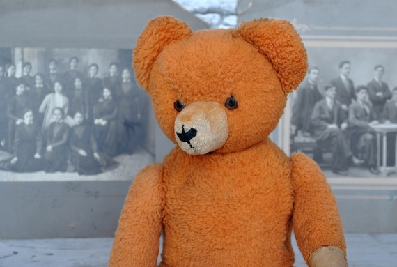 teddy bear orange