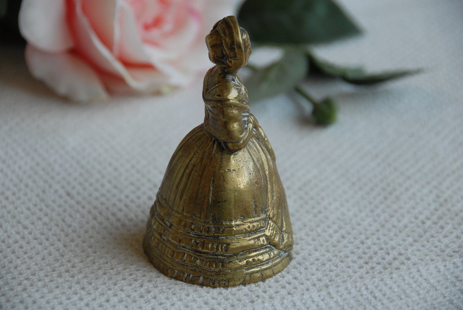 Vintage Brass Bell Girl . Vintage Women Bell . Gift Idea . Etsy