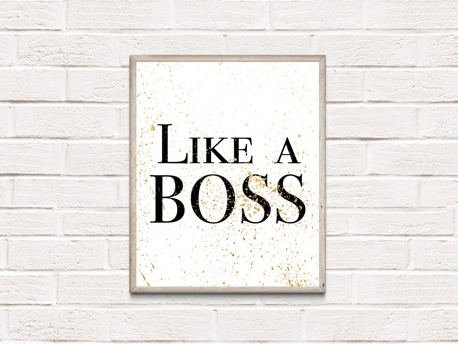 Like A Boss Printable Art Downloadable Print Instant - Etsy