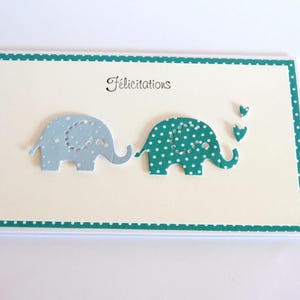 birth card, congratulations card, birth of twins.