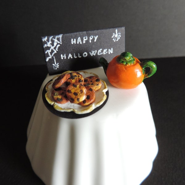 miniature Halloween, fait main.