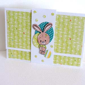 Carte de Pâques, enveloppe cadeau, cadeau de Pâques. Fait main