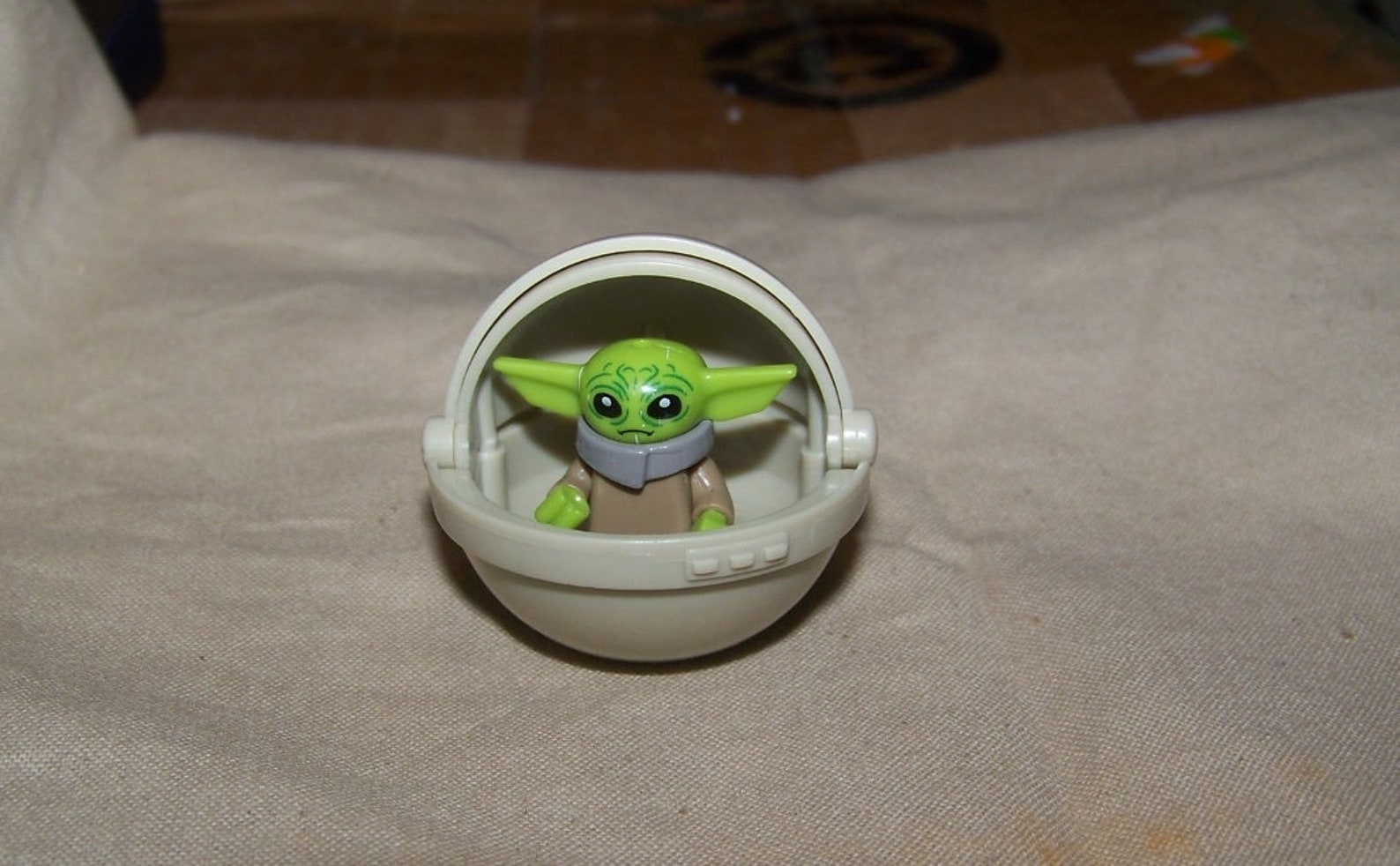 Mandalorian Baby Yoda in Carrier Pod Star Wars Custom Logo Etsy