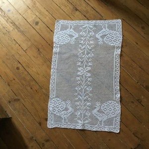 84x53cm, Vintage-Häkeltischset