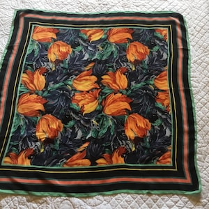 Vintage silk scarf