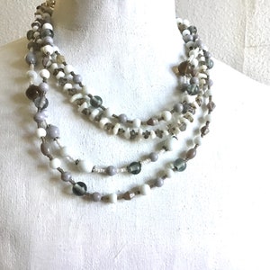 Vintage multi-strand necklace