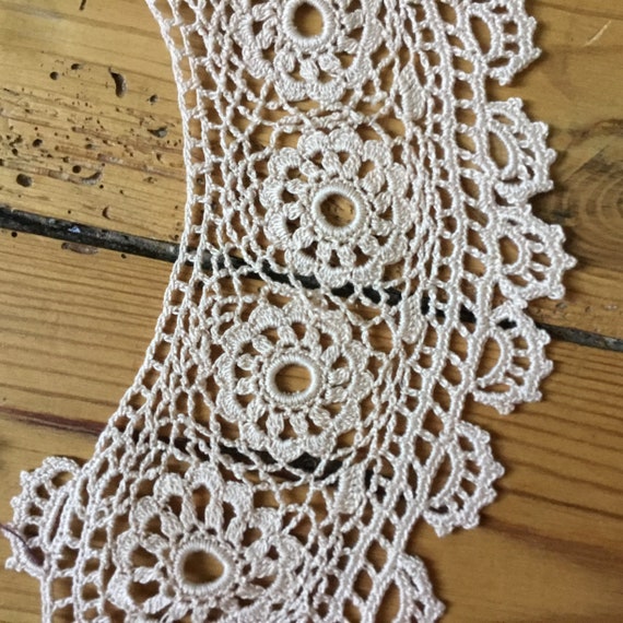 Old child collar, Very beautiful crochet model, e… - image 4
