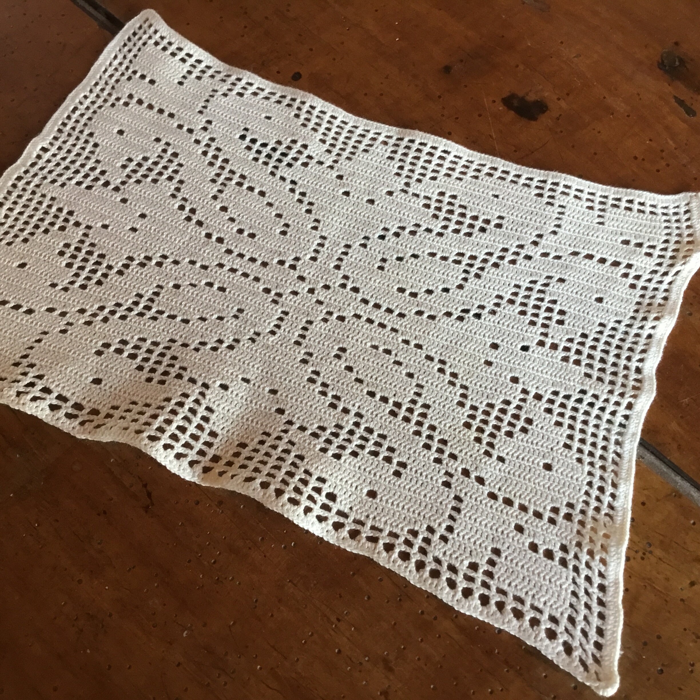 18x27cm, Napperon Ancien, Crochet