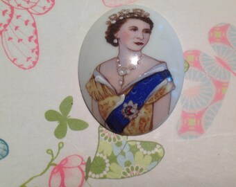 Antique, Limoges porcelain cabochon