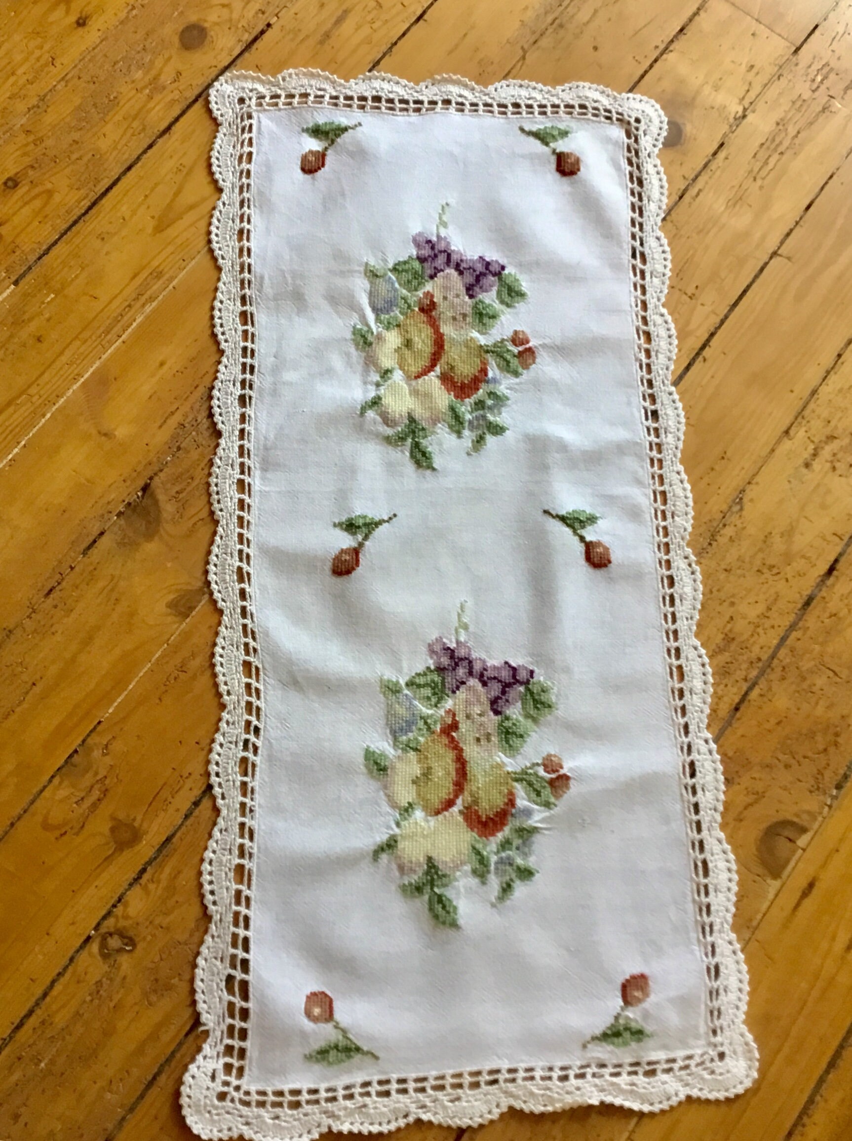 83x39cm, Napperon Vintage