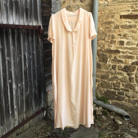 Chemise de nuit soie