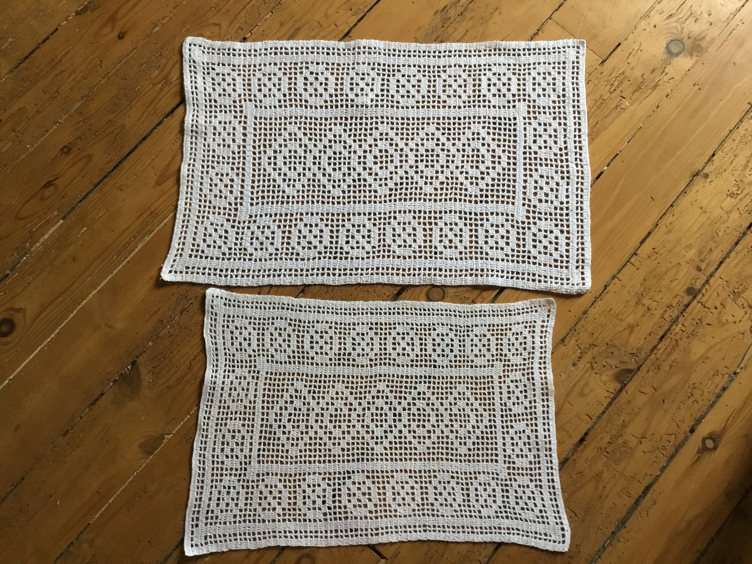 51x34 Et42x28cm, , Napperons Anciens, Crochet