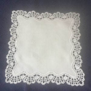 Pochette ancienne, fil, 22x23cm