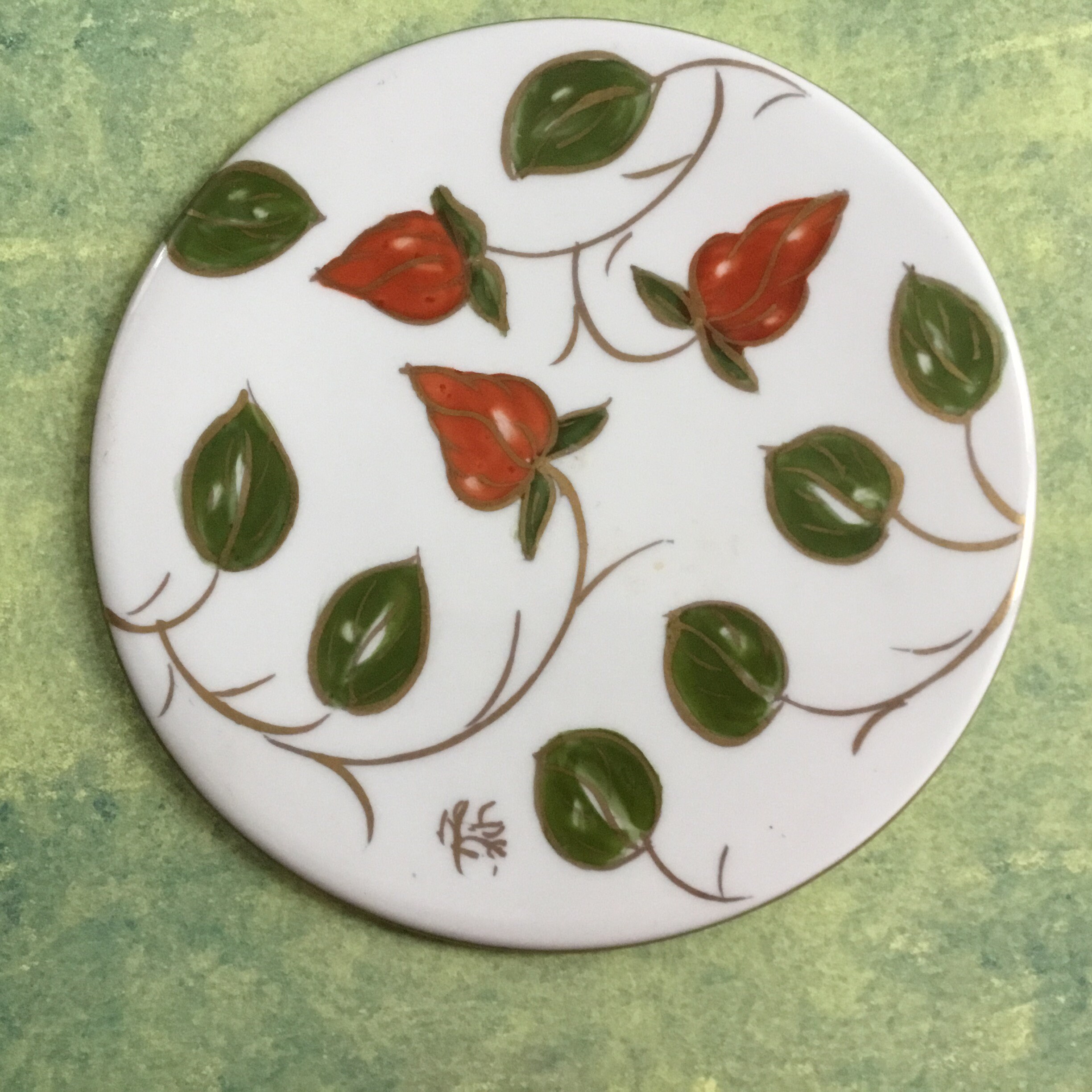 Diametre 14, 5cm. Plaque en Porcelaine Ancienne de Limoges