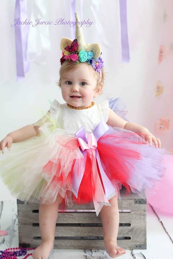 unicorn flower crown ? ready to ship or custom Pink Unicorn Crown, Flower Headband, Mushroom Crown, Forest  main image 4