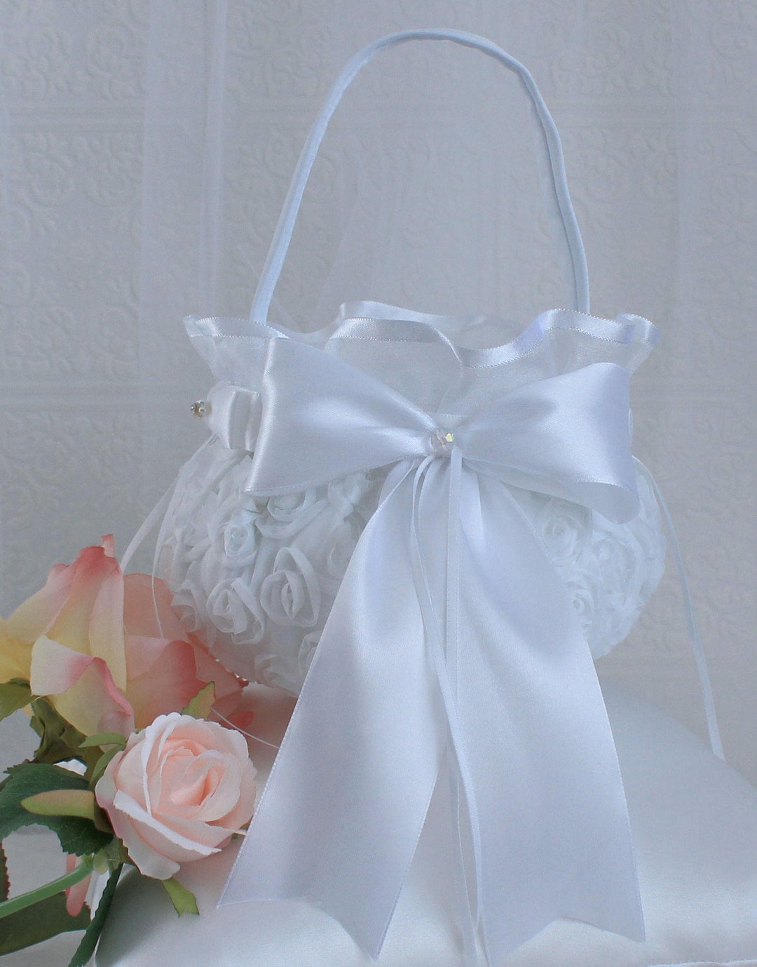 Raypontia 20x13cm Hochzeit Blumenkorb, Blumenmädch Produktbild-Vorschau 4