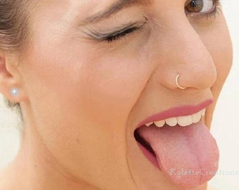 Titanium Nose Clicker 16g clicker,Septum Piercing Ear Cartilage/Nipple Earring.