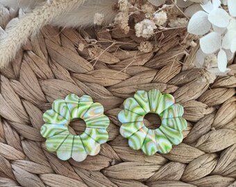 Utbytbara örhängen av polymerlera