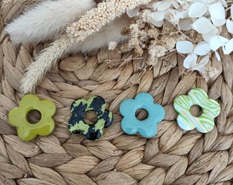 Örhänge i polymerlera