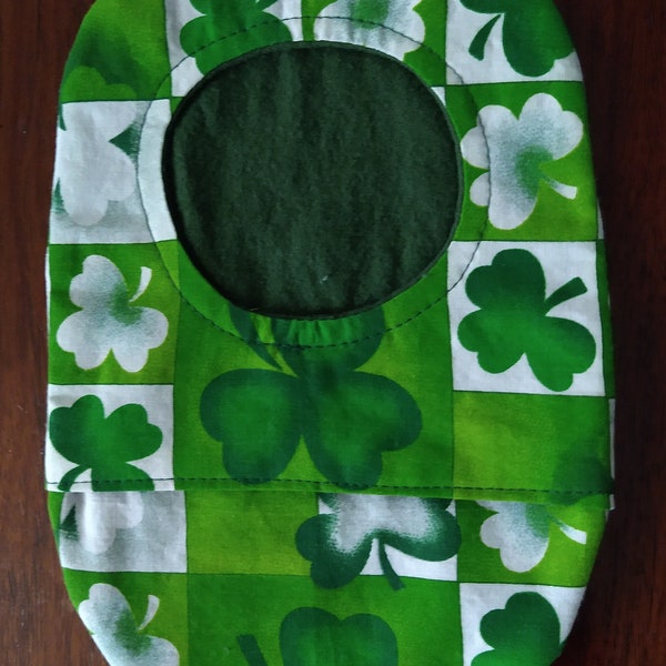 Holiday/Seasonal Ostomy Pouch Cover for Easter, St. Patrick's Day, for Colostomy, Ileostomy, Urostomy Bags, Stoma - Flannel Lined