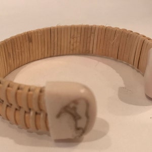 Nantucket Inspired Bracelet - Natural Staves and Cane