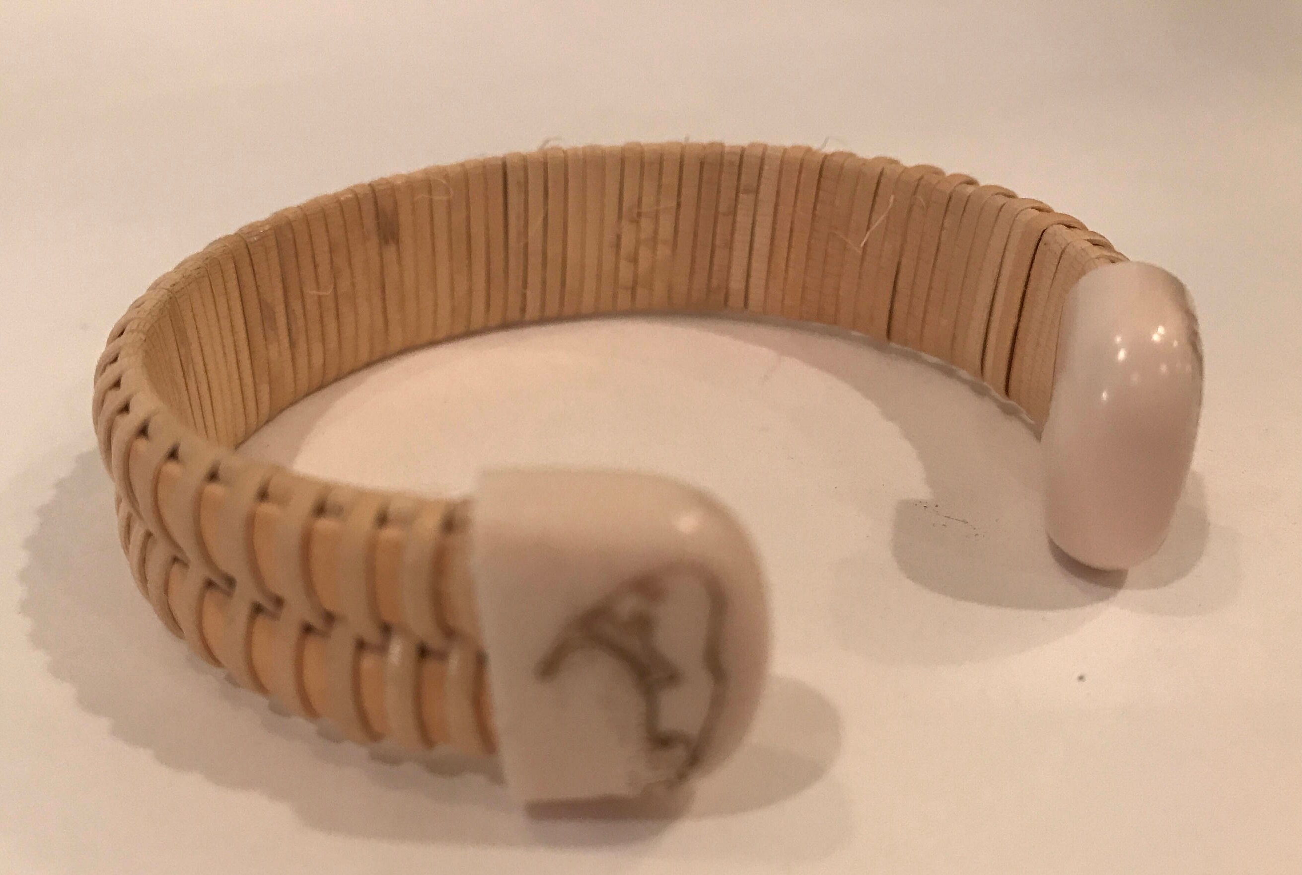 Nantucket Bracelet Natural Staves and Cane Etsy