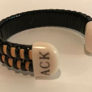 Custom Nantucket Bracelet - Natural Staves and Black Natural Cane