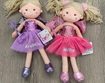 Personalised fairy doll birthday gift princess doll. Dummy fairy. Tooth fairy. Christmas fairy