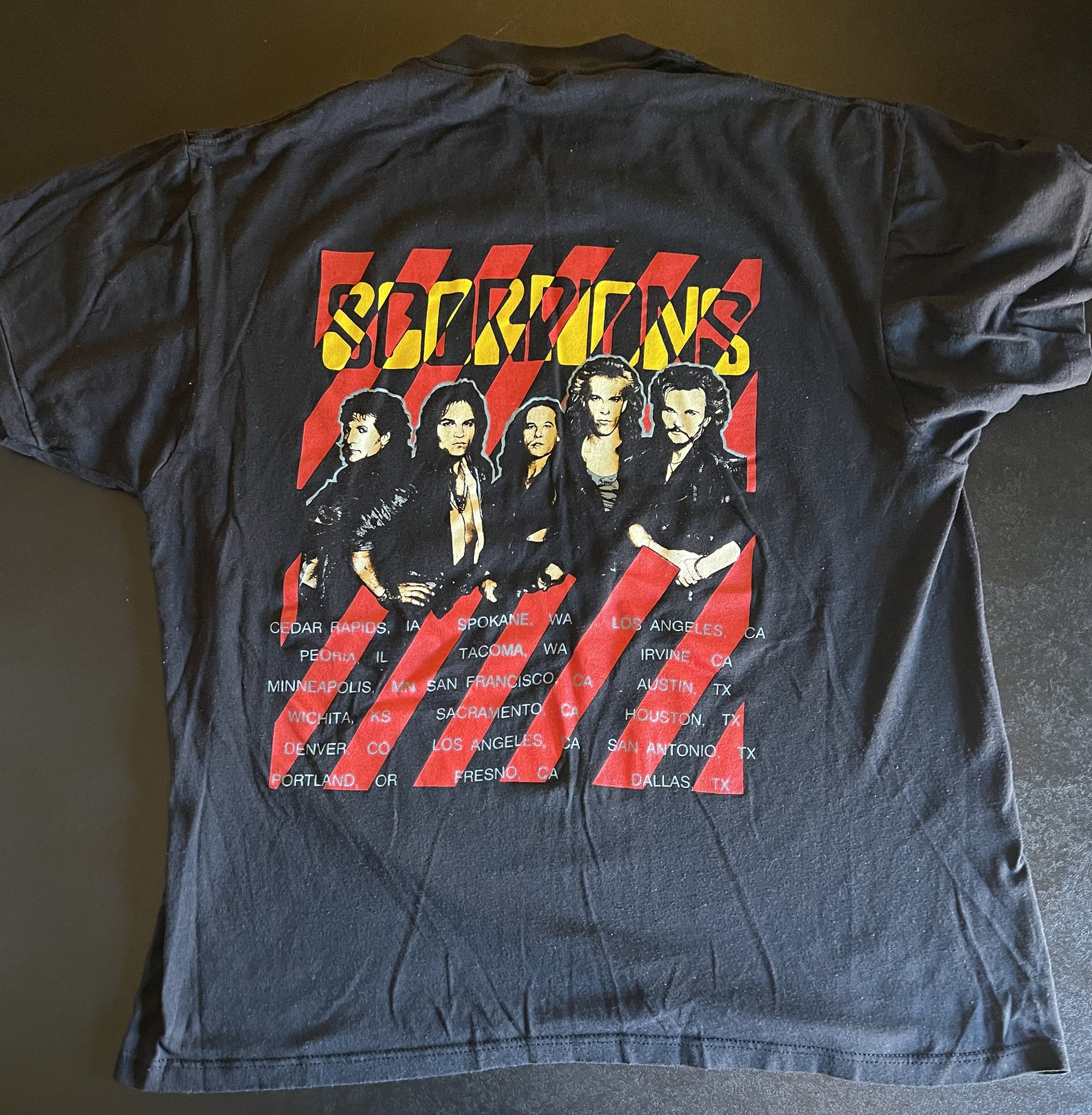 Scorpions vintage concert t-shirt