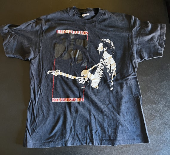 Eric Clapton vintage concert t-shirt from 1988 25… - image 2