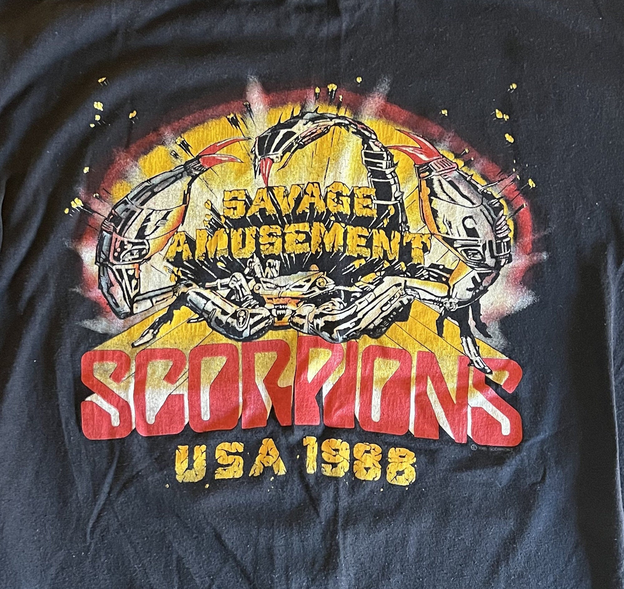 Scorpions vintage concert t-shirt