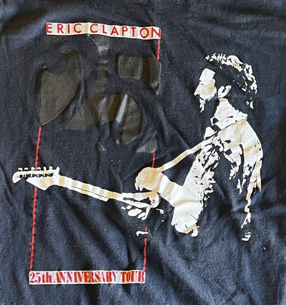 Eric Clapton vintage concert t-shirt from 1988 25… - image 1