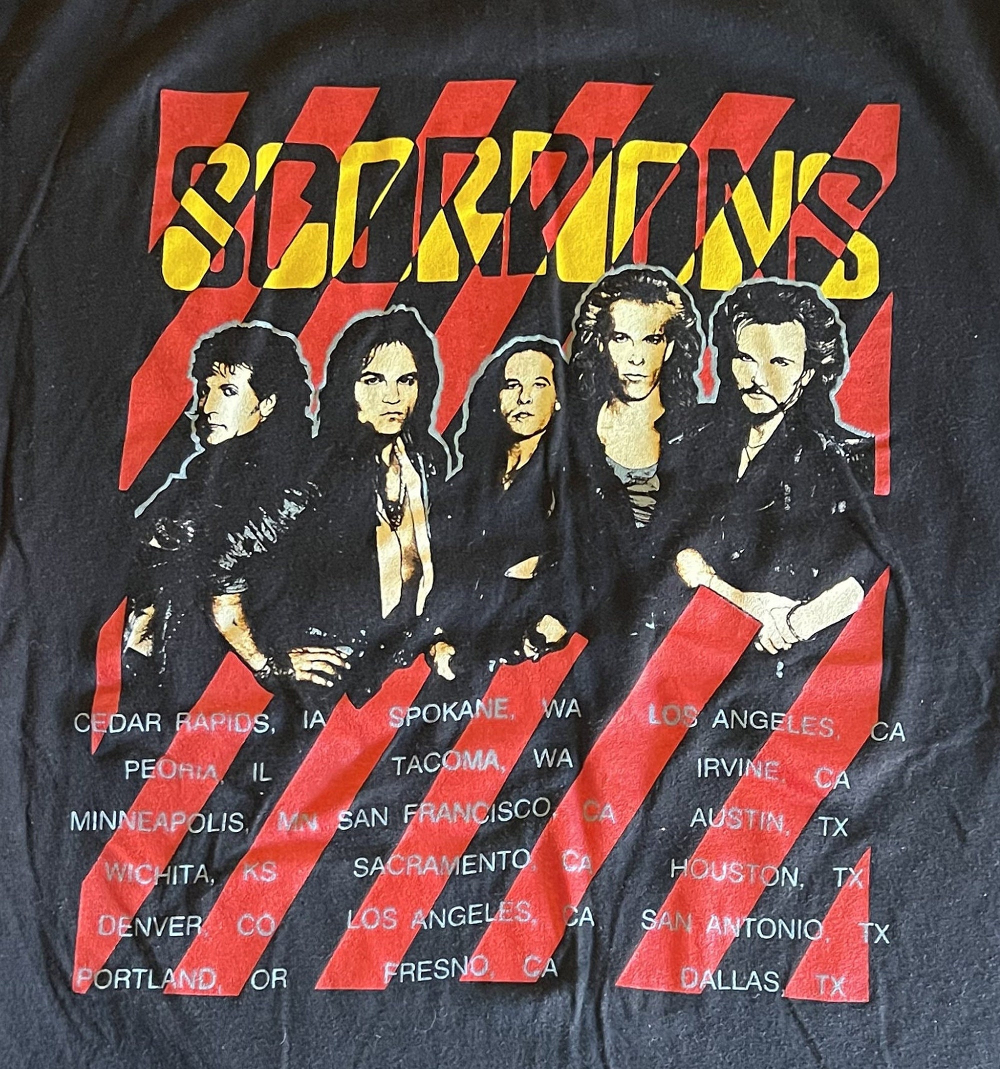 Scorpions vintage concert t-shirt