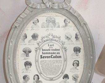 Cadre retro , cadre nœud ancien ,  cadre thème beauté 1930