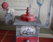 Coffee grinder, old mill, antique decoration