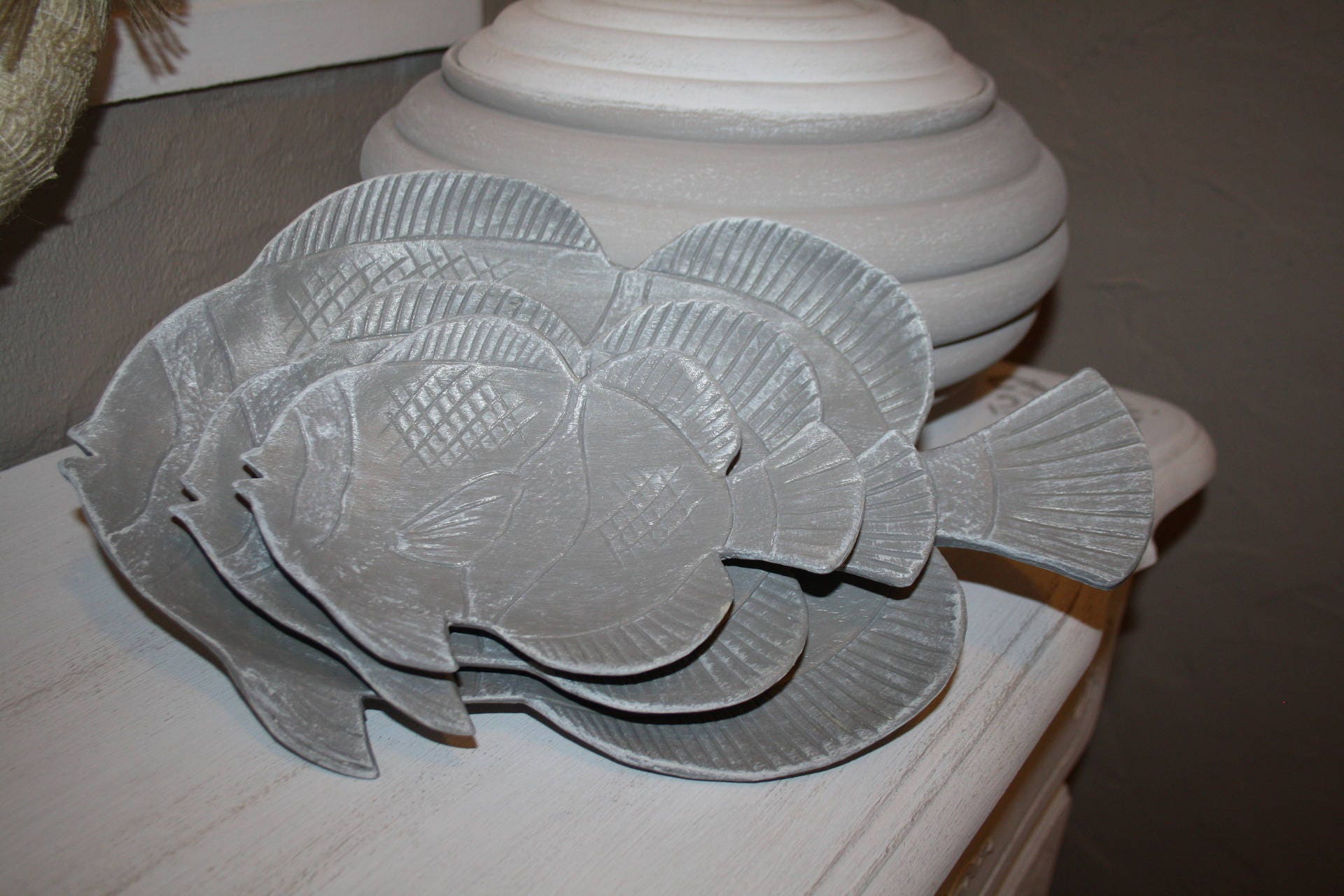 Plateaux en Bois , Plateaux Poissons Décoratifs